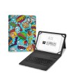 SUBBLIM Funda Con Teclado Keytab Pro BT Trendy Comic