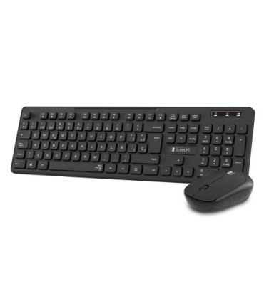 SUBBLIM Teclado Ergonmico y ratn Combo Business Slim Silencioso Inalmbrico 2.4G