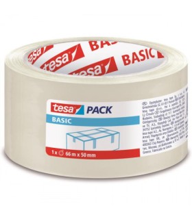 PACK 6 CINTAS DE EMBALAJE BASIC 50MM.X66M. TRANSPARENTE TESA 58570-00000-00