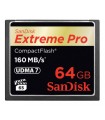 Sandisk 64GB Extreme Pro CF 160MB/s Memoria Flash CompactFlash