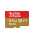 SanDisk Extreme 64 GB MicroSDXC UHS-I Clase 10