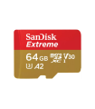 SanDisk Extreme 64 GB MicroSDXC UHS-I Clase 10