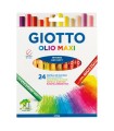 ESTUCHE CON ASA GIOTTODE 24 BARRAS DE PINTURA LEO GIOTTO F293800