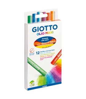 ESTUCHE CON ASA DE 12 BARRAS PINTURA LEO GIOTTO F293400