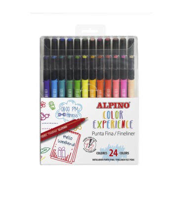 Alpino AR001039 rotulador Fino Multicolor 24 pieza(s)