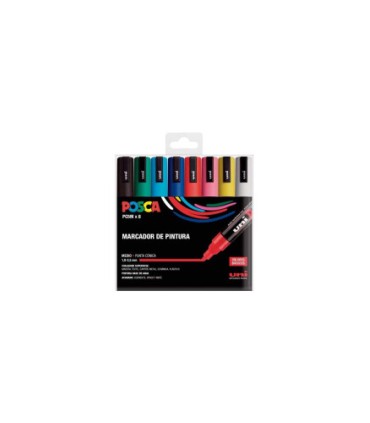 ESTUCHE 8 UDS. PC-5M BASIC POSCA UNIBALL 182634679