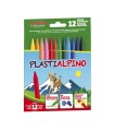 ESTUCHE 12 CERAS PLASTIALPINO ALPINO PA000012