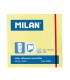 MILAN BLOC NOTAS ADHESIVAS 100 HOJAS 76X76MM AMARILLO - UNIDAD MINIMA DE VENTA 10U.