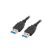 CABLE USB 3.0 LANBERG MACHO/MACHO 0.5M NEGRO