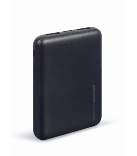 POWERBANK GEMBIRD 5000mAh 1x microUSB A 2x USB-A NEGRO