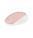 RATON NATEC HARRIER 2 OPTICO INALAMBRICO 1600DPI BLUETOOTH 5.1 ROSA/BLANCO