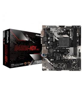 Asrock B450M-HDV R4.0 Zcalo AM4 Micro ATX AMD B450