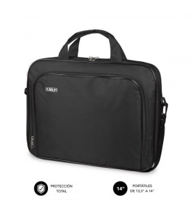 SUBBLIM Maletn Ordenador Oxford Laptop Bag 13,3\"-14\" Black