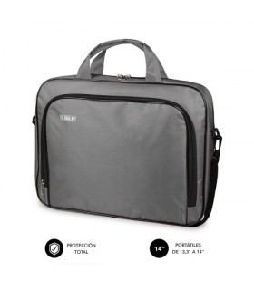 SUBBLIM Maletn Ordenador Oxford Laptop Bag 13,3\"-14\" Grey