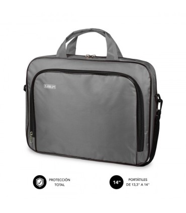 SUBBLIM Maletn Ordenador Oxford Laptop Bag 13,3\"-14\" Grey