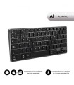 SUBBLIM Teclado Wireless Bluetooth Aluminio Advance Compact Grey