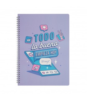 LIBRETA - TODO LO BUENO EMPIEZA HOY MR WONDERFUL WOA11056ES