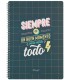 LIBRETA - SIEMPRE ES BUEN MOMENTO PARA DARLO TODO MR WONDERFUL WOA11049ES