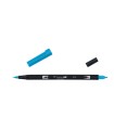 ROTULADOR DOBLE PUNTA PINCEL DUAL BRUSH-515 - COLOR LIGHT BLUE. TOMBOW ABT-515