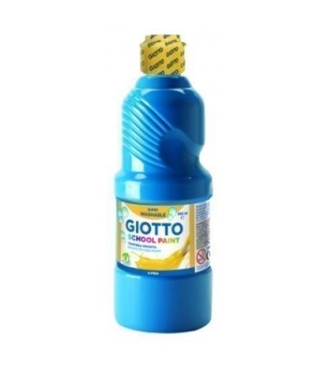 Giotto Tmpera Escolar 500 ml Botella Azul, Cian