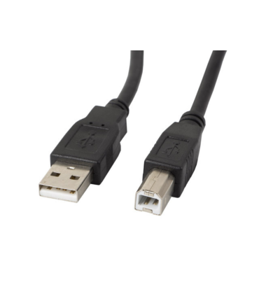 CABLE LANBERG IMPRESORA USB MACHO A USB MACHO NEGRO 0.5 M