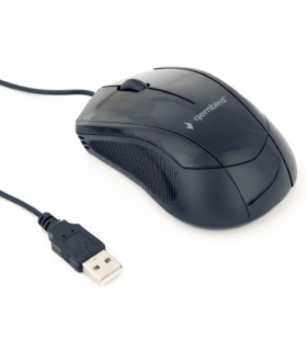 RATON GEMBIRD USB 1000 DPI  NEGRO 3 BOTONES