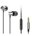 Auriculares Intrauditivos Aiwa ESTM-50SL/ Con Micrfono/ Jack 3.5/ Plata