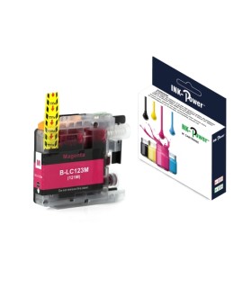 INK-POWER CARTUCHO COMP. BROTHER LC121XL/LC123XL V2 MAGENTA LC121M/LC123M 10 ML