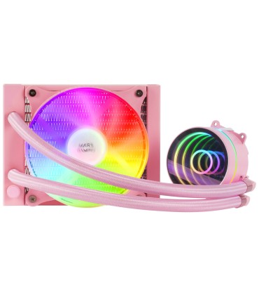 Sistema De Refrigeracin Lquida Mars Gaming MLONE120  Rosa