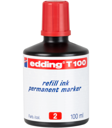 Edding T-100 cartucho de tinta 1 pieza(s) Original Rojo