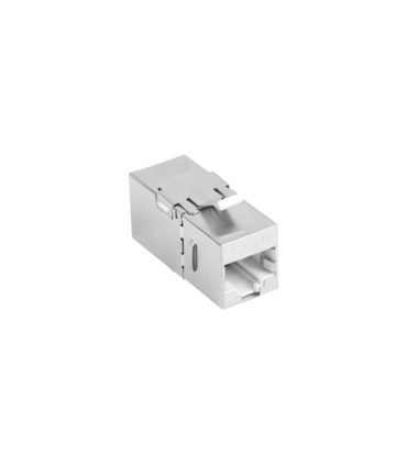 ADAPTADOR LANBERG CAT6 FTP HEMBRA THRU KEYSTONE RJ45 A RJ45, 90 GRADOS