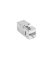 ADAPTADOR LANBERG CAT6 FTP HEMBRA THRU KEYSTONE RJ45 A RJ45, 90 GRADOS