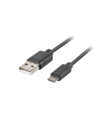 CABLE USB LANBERG 2.0 M/MICRO USB M QUICK CHARGE 3.0 1M NEGRO