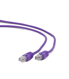 CABLE RED CAT5E GEMBIRD UTP VIOLETA 0,5 M