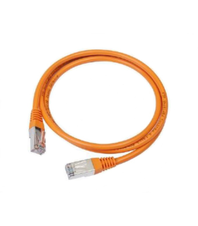 Cable CAT5E UTP moldeado 1m Naranja