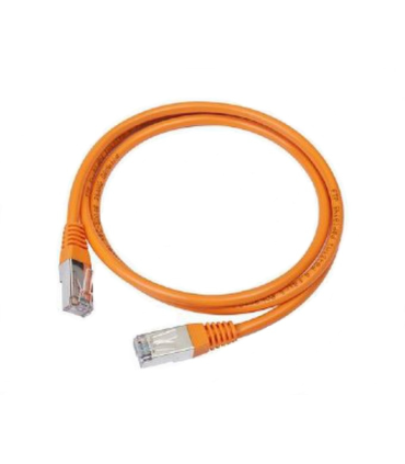 Cable CAT5E UTP moldeado 1m Naranja