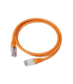 Cable CAT5E UTP Moldeado 1m Naranja