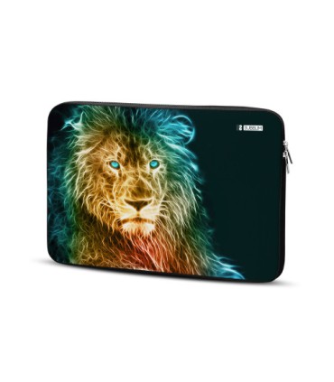 SUBBLIM Funda Ordenador Neopreno Trendy Sleeve Neo Lion 15,6\"