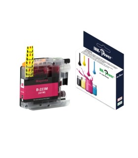 INK-POWER CARTUCHO COMP. BROTHER LC223M MAGENTA  9 ML