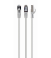 CABLE RED S-FTP GEMBIRD CAT 6A LSZH BLANCO 0,5 M