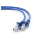 Cable CAT5E UTP moldeado 0,25m Azul