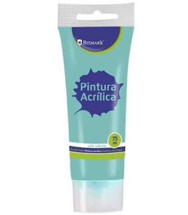 BOTE PINTURA ACRILICA 75 ML TURQUESA BISMARK 328518