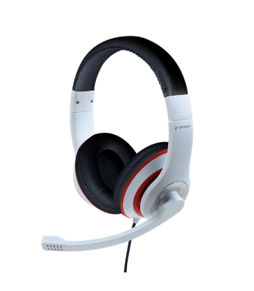 AURICULARES GEMBIRD MICROFONO CONTROL VOL BLANCO ALAMBRICO