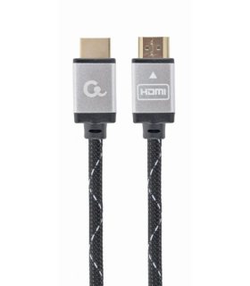 CABLE TRENZADO HDMI 2.0 4K 60HZ GEMBIRD SELECT PLUS SERIES CON ETHERNET 3M NEGRO