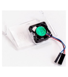 Raspberry ventilador oficial para caja Raspberry Pi 4 - Incluye disipador 20x20