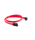 CABLE SATA III LANBERG 6GB/S HEMBRA HEMBRA ANGULO 0.5M ROJO