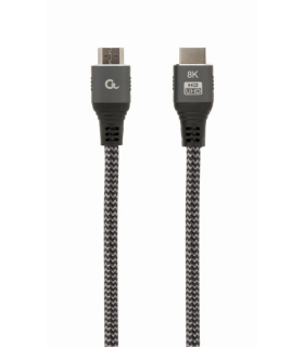 CABLE TRENZADO HDMI 2.1 8K 60HZ GEMBIRD SELECT PLUS SERIES CON ETHERNET 3M NEGRO