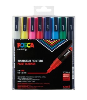 ESTUCHE 8 UDS. PC-3M BASIC POSCA UNIBALL 182634670