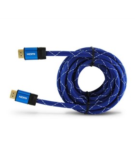 Cable HDMI 2.0 4K 3GO CHDMI52/ HDMI Macho - HDMI Macho/ 5m/ Azul