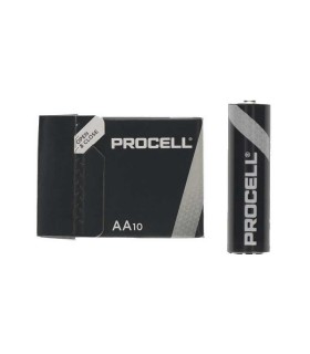 Pack de 10 Pilas AA LR6 Duracell PROCELL ID1500IPX10/ 1.5V/ Alcalinas